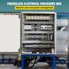 Caja eléctrica de fibra de vidrio NEMA 4X de 24x20x9