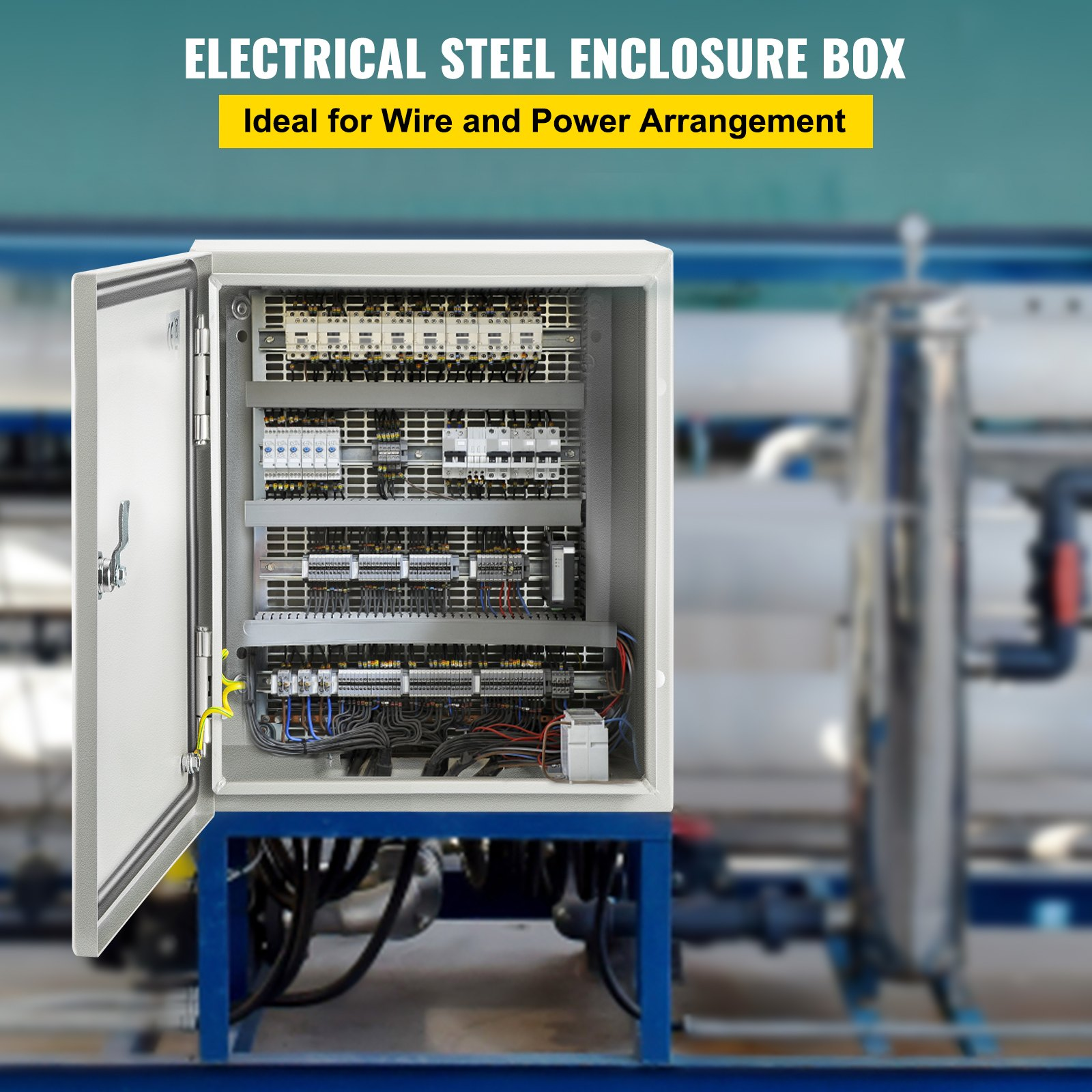 Caja de acero NEMA, 12 x 10 x 6'' | VEVOR