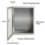 Caja de acero NEMA, 12 x 10 x 6'' | VEVOR