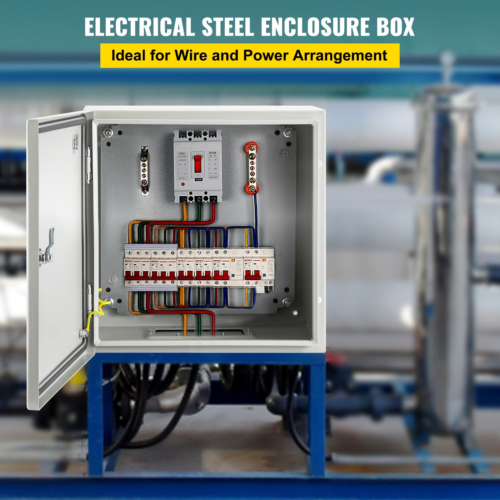 Caja de acero NEMA, 12 x 12 x 6'' | VEVOR