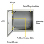 Caja de acero NEMA, 20 x 20 x 6'' | VEVOR