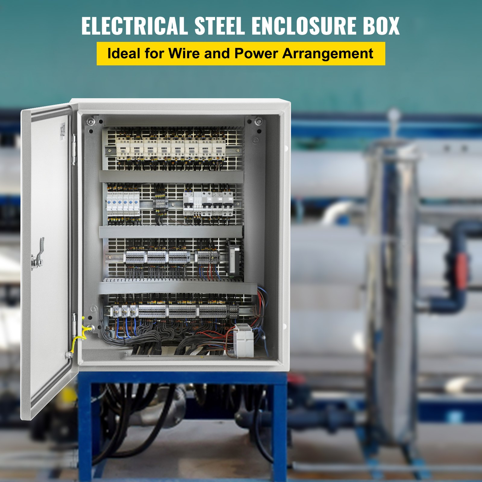 Caja de acero NEMA, 20 x 16 x 10'' | VEVOR