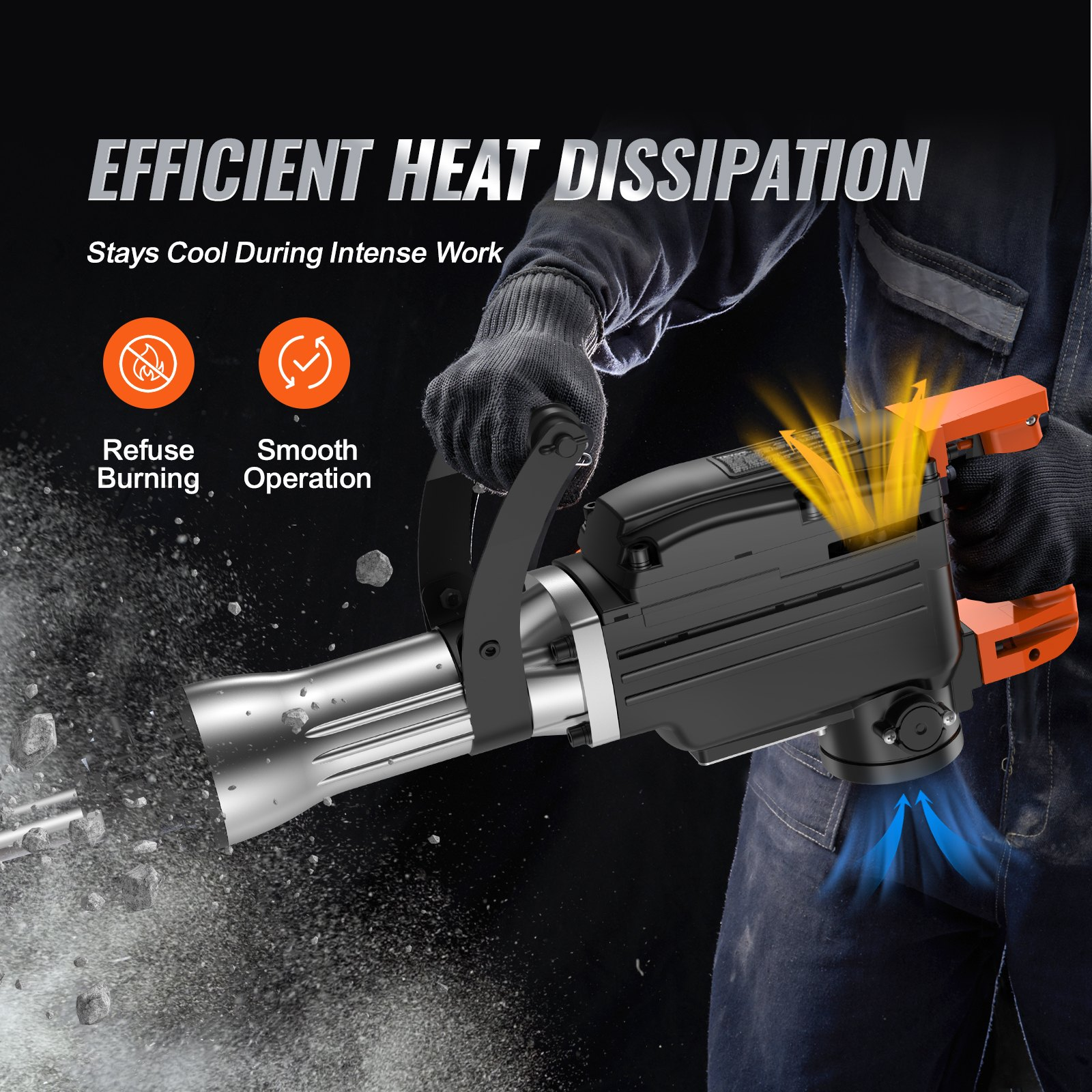 Martillo de demolición DX6542200W | VEVOR