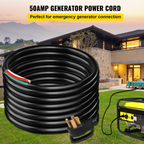 Cable de alimentación para caravanas y generadores FDJYCX30FT | VEVOR
