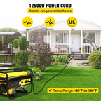 Cable de alimentación para caravanas y generadores FDJYCX30FT | VEVOR