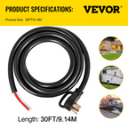 Cable de alimentación para caravanas y generadores FDJYCX30FT | VEVOR