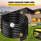 Cable de alimentación para generador de 15 metros | VEVOR