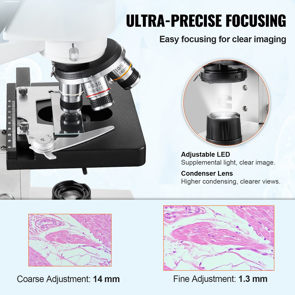 Microscopio trinocular compuesto