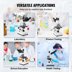 Microscopio trinocular compuesto