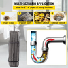 Cable de limpieza de desagües de 75 pies x 3/8 de pulgada