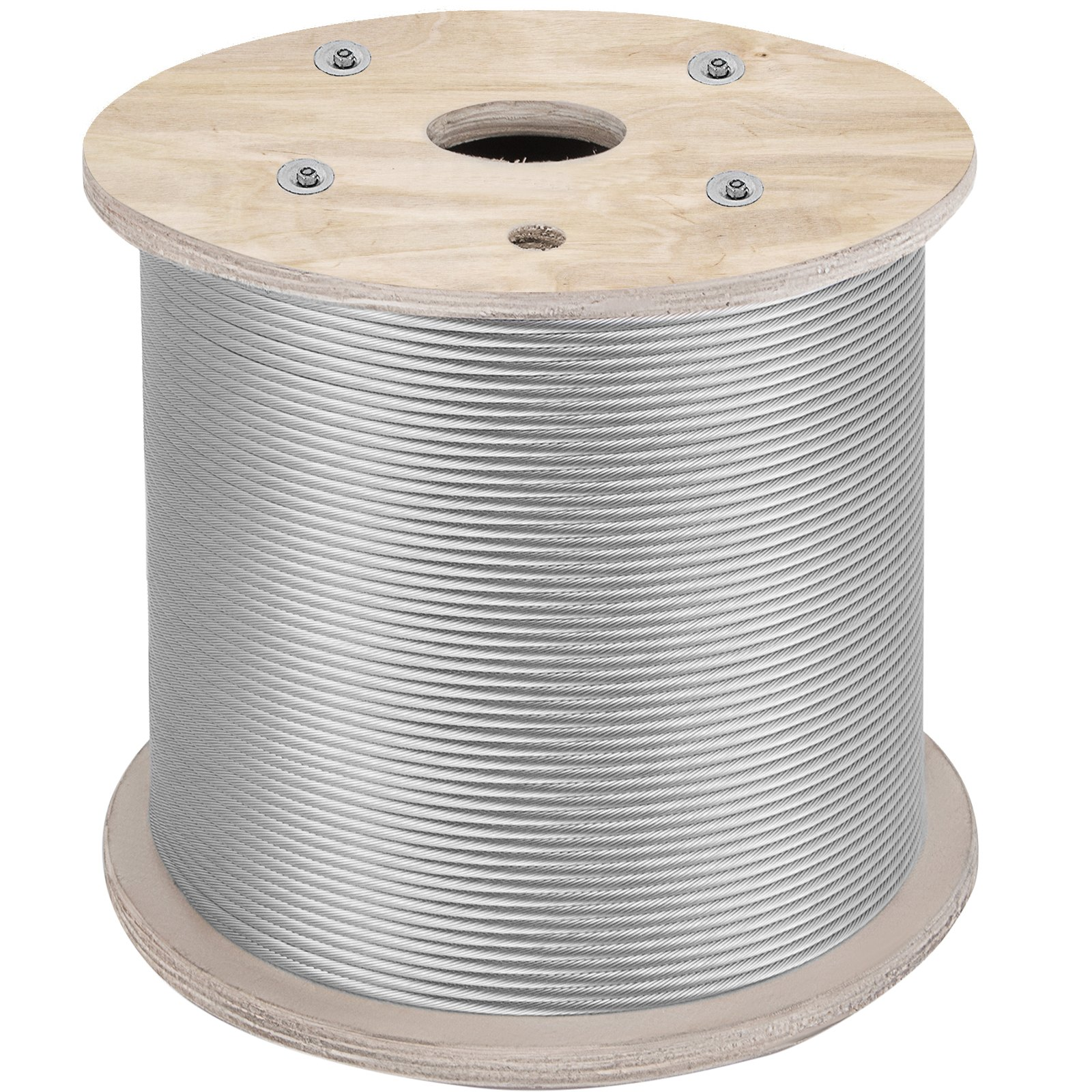 Cable de acero inoxidable de 1/4" y 200 pies | VEVOR
