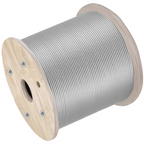 Cable de acero inoxidable de 1/4" y 200 pies | VEVOR