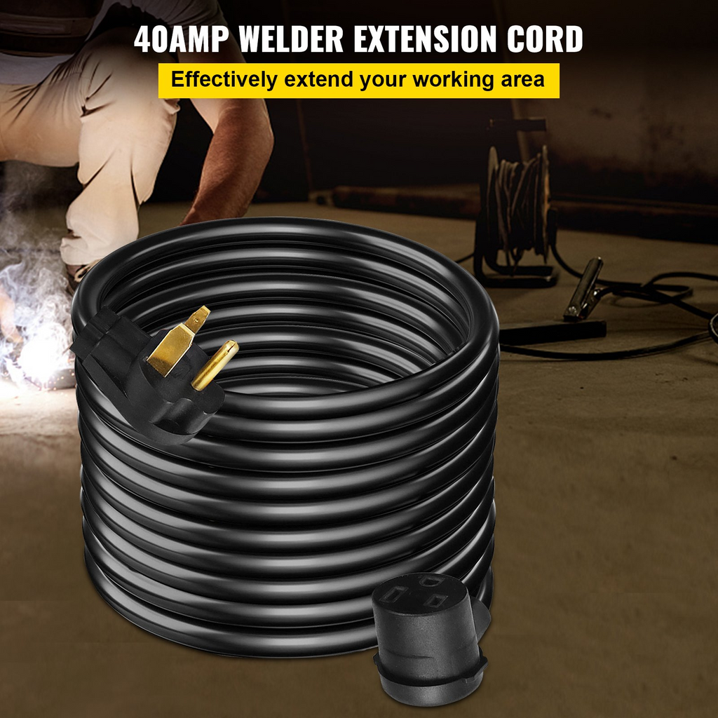 Cable de extensión para soldadora de 40 amperios | VEVOR