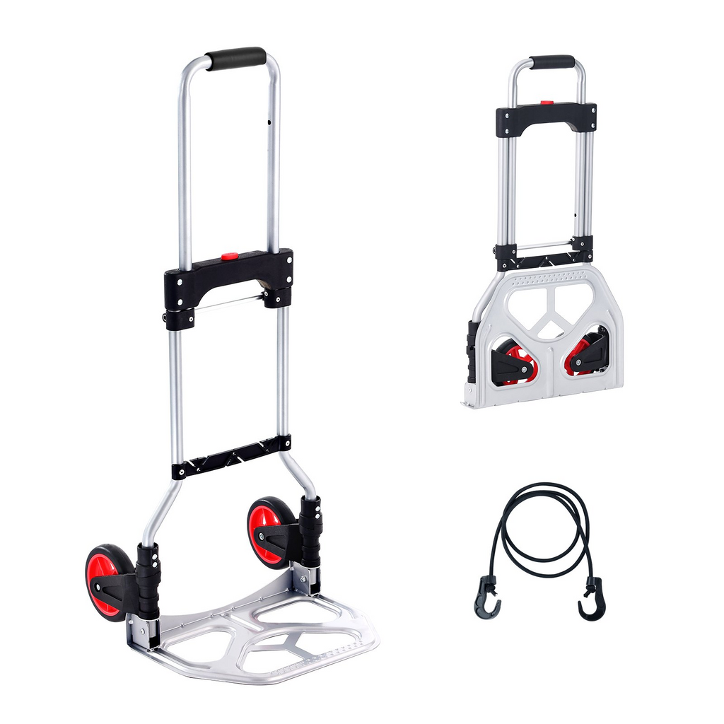 Carretilla y plataforma rodante plegable | VEVOR
