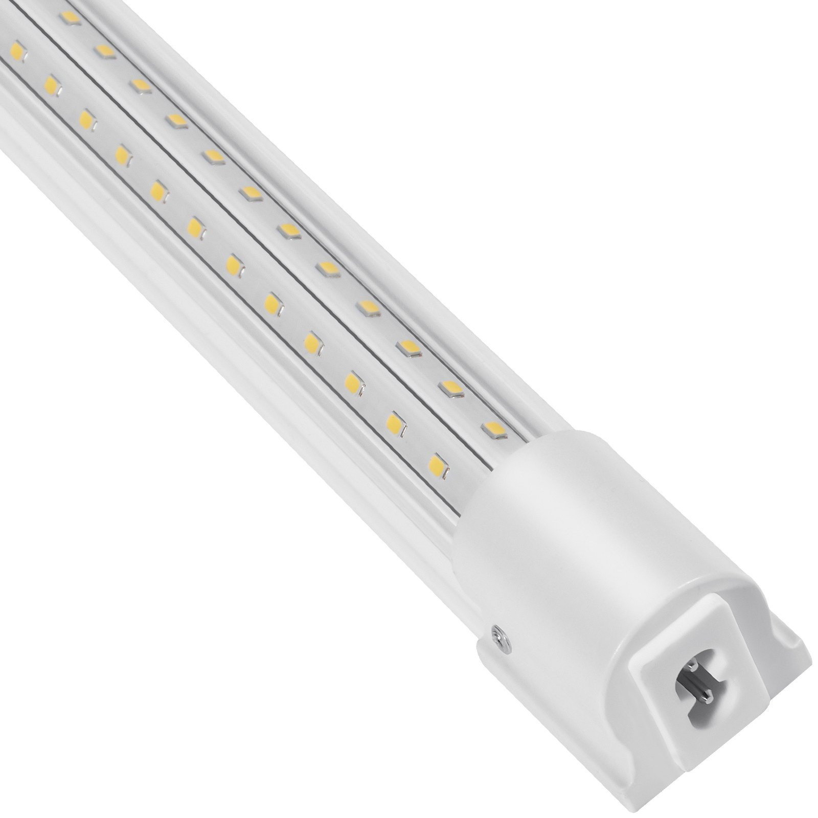 Paquete de 10 luces LED para taller, 2, 4 m (8 pies) | VEVOR