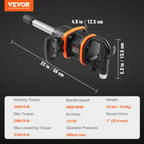 Llave de impacto neumática de 1 pulgada, 8 pulgadas | VEVOR
