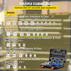 Kit de herramientas hidráulicas para abocardado | VEVOR