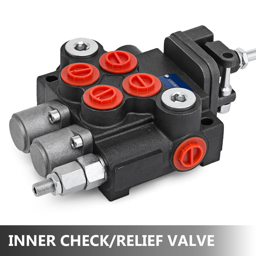Válvula hidráulica de 2 vías con control por joystick | VEVOR