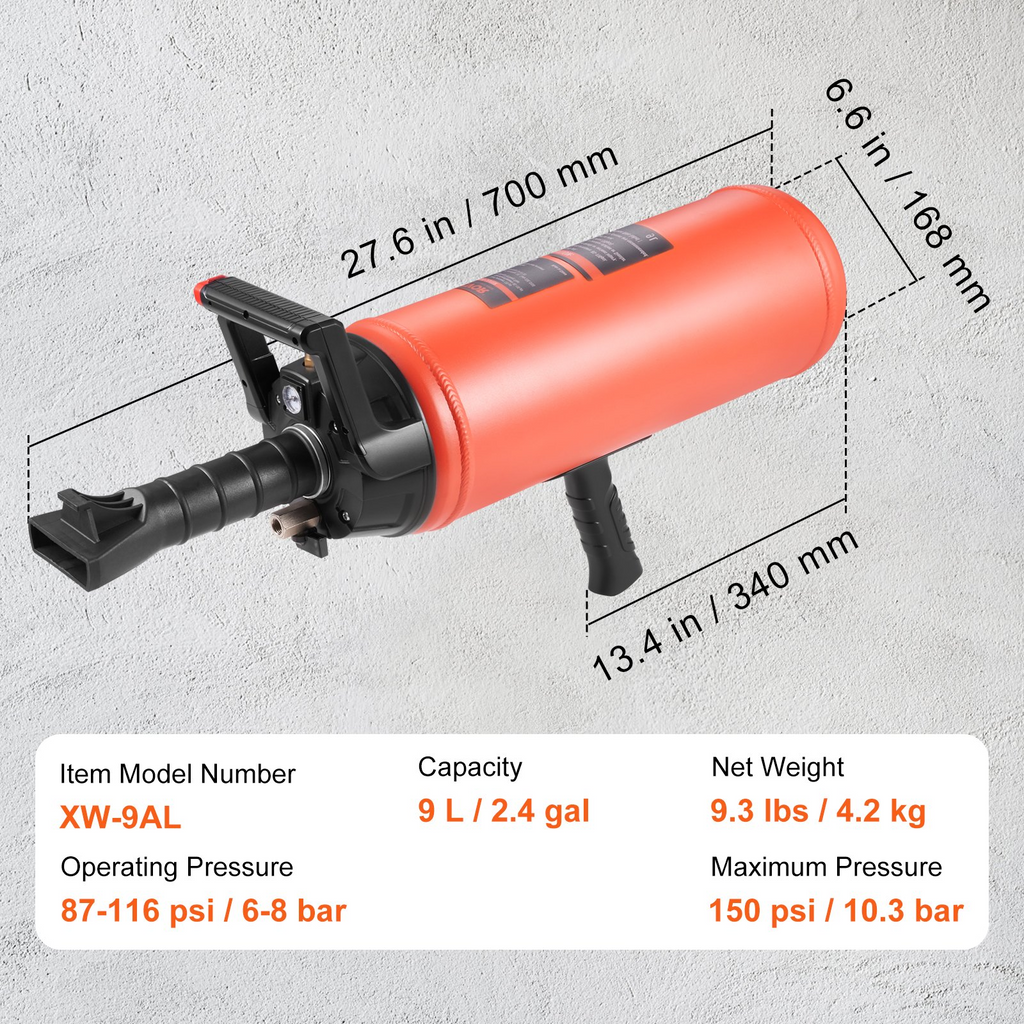 Inflador De Talón De Neumáticos 150 PSI | VEVOR