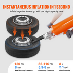 Inflador De Talón De Neumáticos capacidad de 8 L | VEVOR