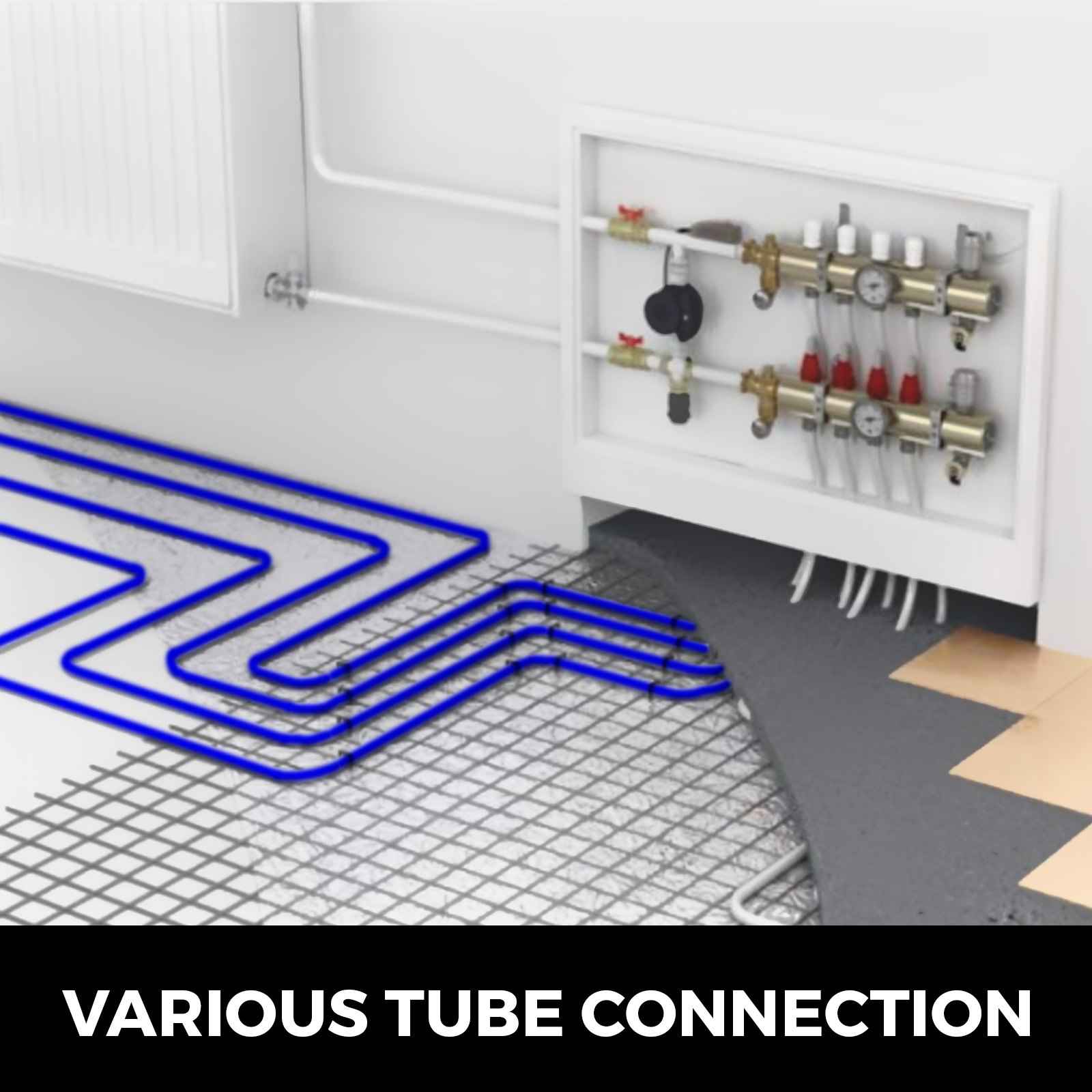 Tubo PEX de 3/4" y 300 pies | VEVOR