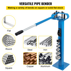 Dobladora de metal YP-38 para barras planas y cuadradas | VEVOR