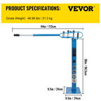 Dobladora de metal YP-38 para barras planas y cuadradas | VEVOR