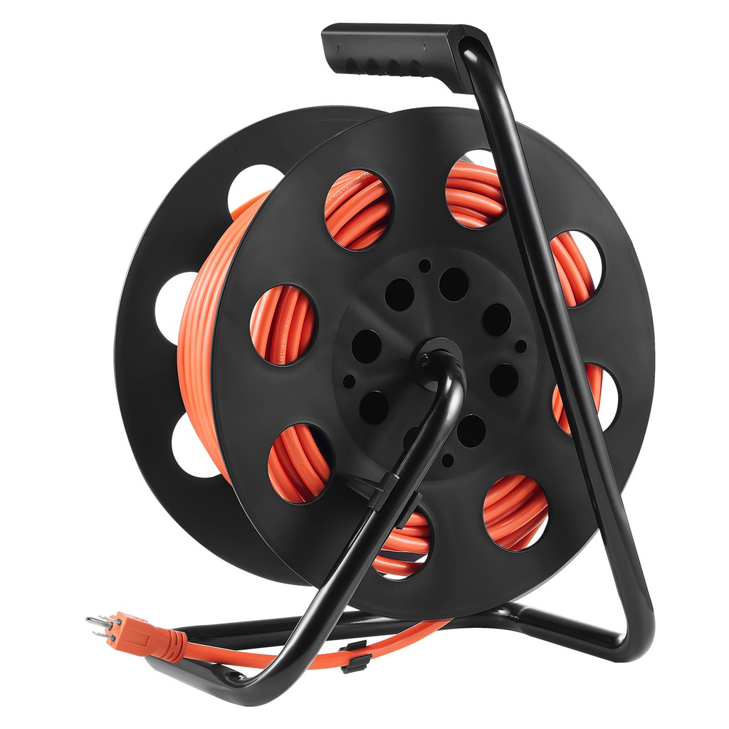 Carrete de cable de extensión, 30, 5 metros (100 pies) | VEVOR