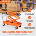 Mesa elevadora hidráulica, capacidad de 800 kg | VEVOR