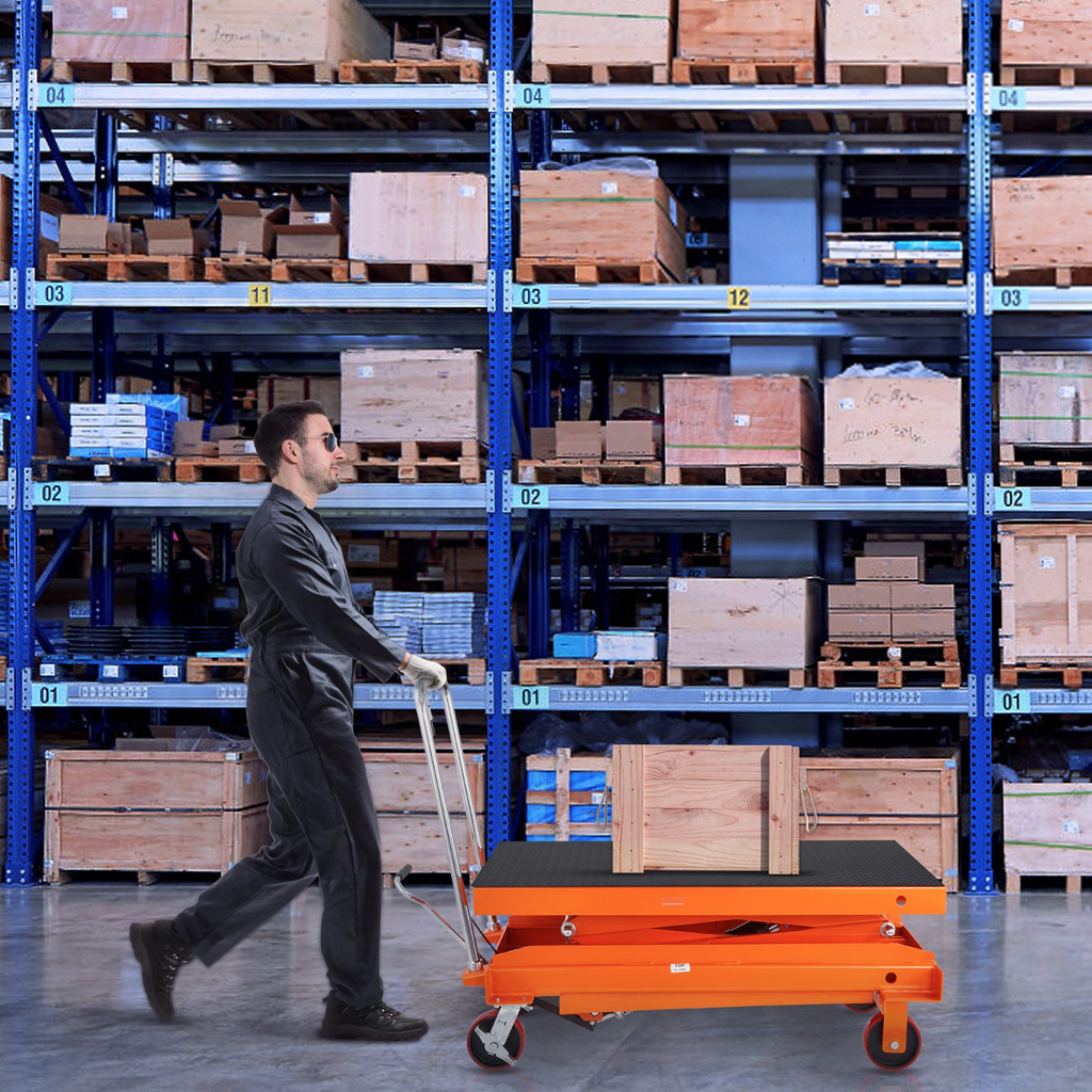 Mesa elevadora hidráulica, capacidad de 800 kg | VEVOR