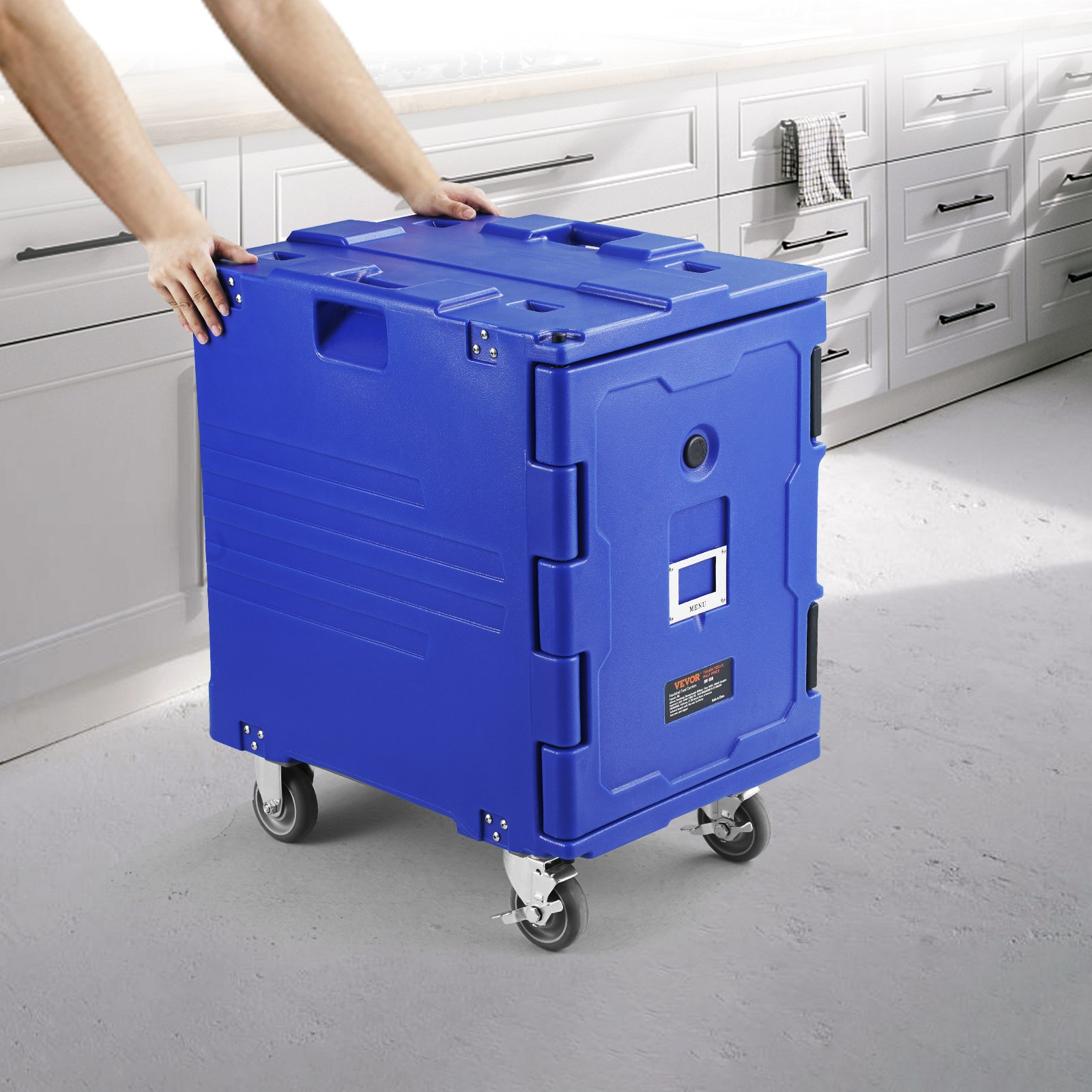 Transportador de bandejas de alimentos isotérmicos SPBWXL90 | VEVOR