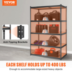 Estantería de almacenamiento, ajustable de 5 niveles, 907 kg | VEVOR