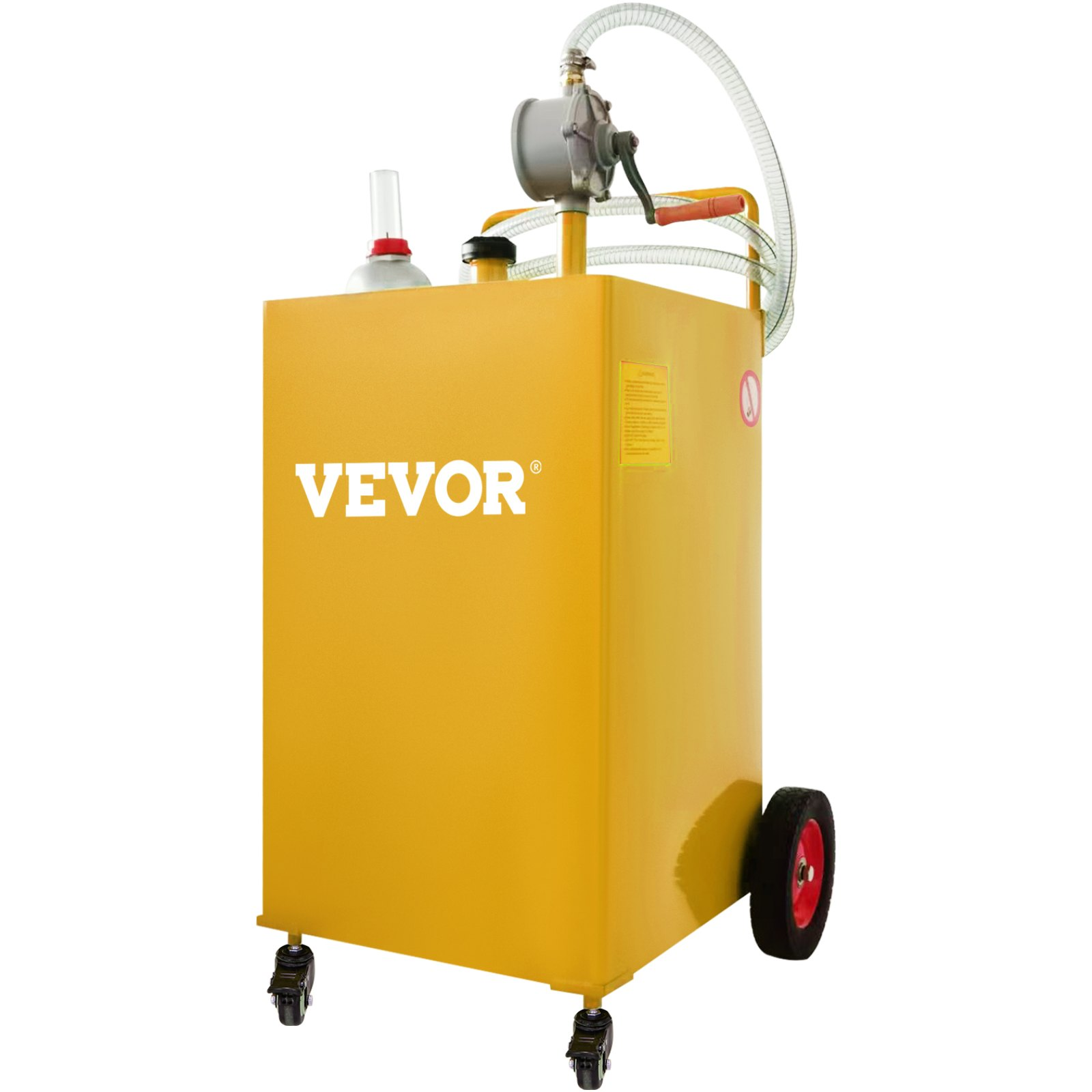 Tanque de combustible de 35 galones con 4 ruedas y bomba SYJYCHSGJL | VEVOR