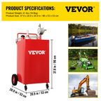 Contenedor de combustible de 30 galones | VEVOR