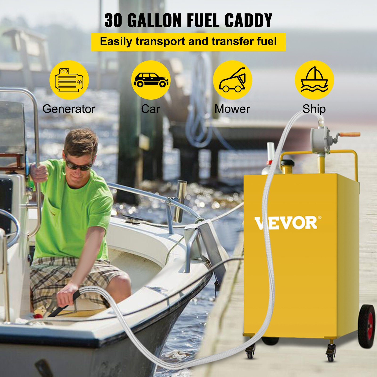 Contenedor de combustible de 30 galones SYJYCHSGJL | VEVOR