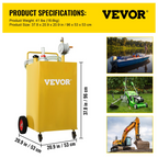 Contenedor de combustible de 30 galones SYJYCHSGJL | VEVOR