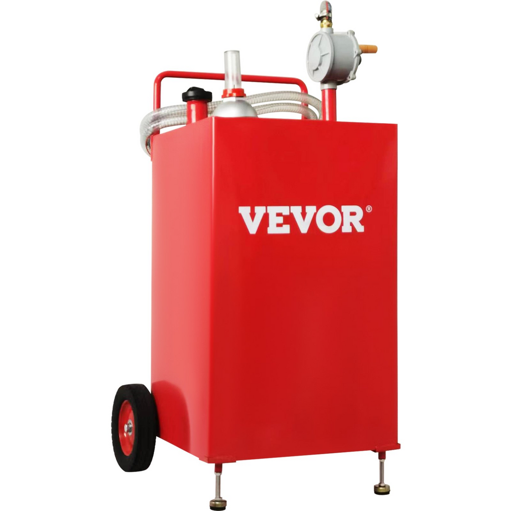 Tanque de combustible portátil de 30 galones con 2 ruedas | VEVOR
