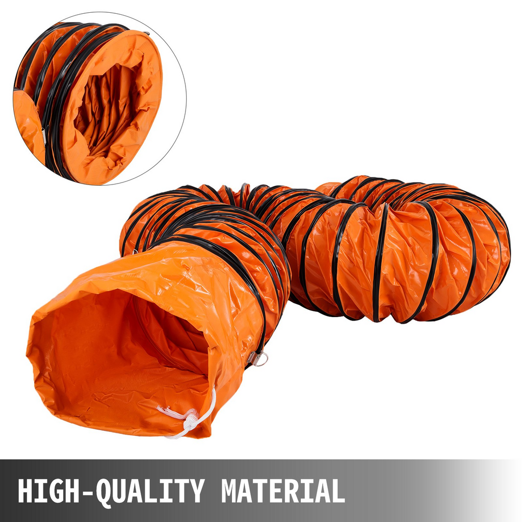Manguera flexible de PVC de 16 pies para ventilador | VEVOR
