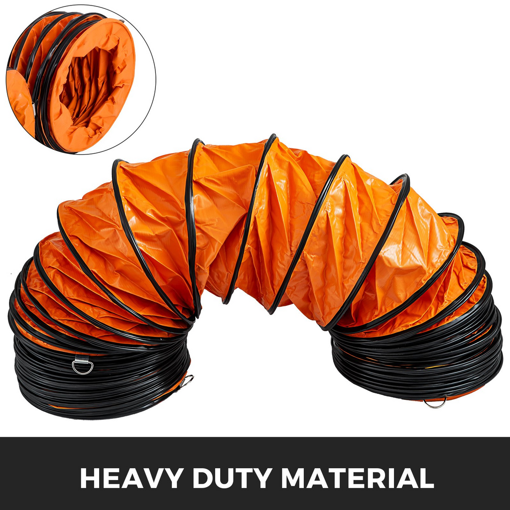 Manguera para conductos, manguera flexible de PVC | VEVOR