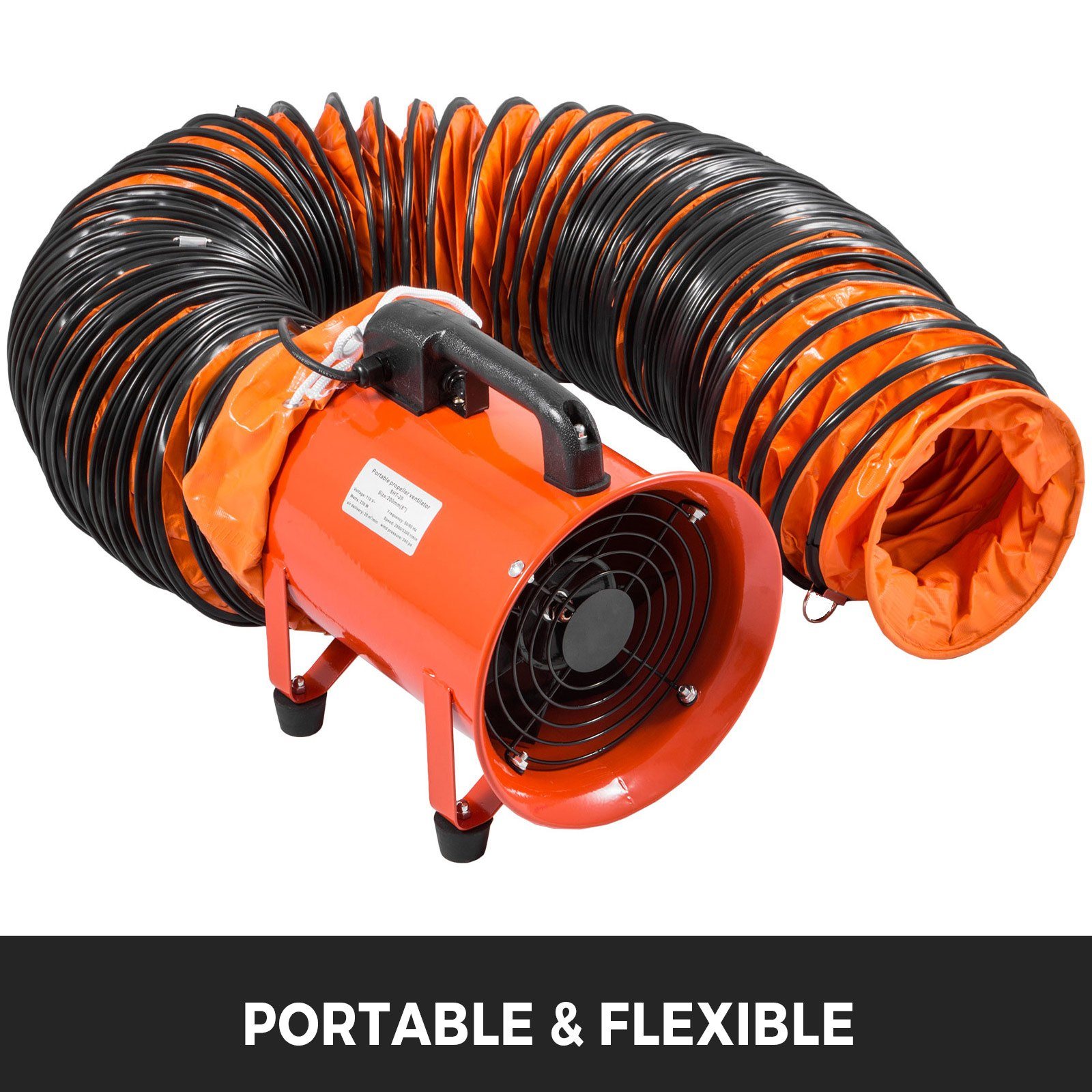 Manguera para conductos, manguera flexible de PVC | VEVOR