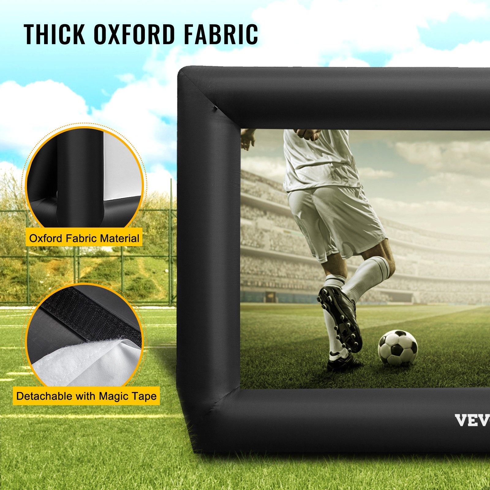 Pantalla de cine inflable de 24 pies | VEVOR
