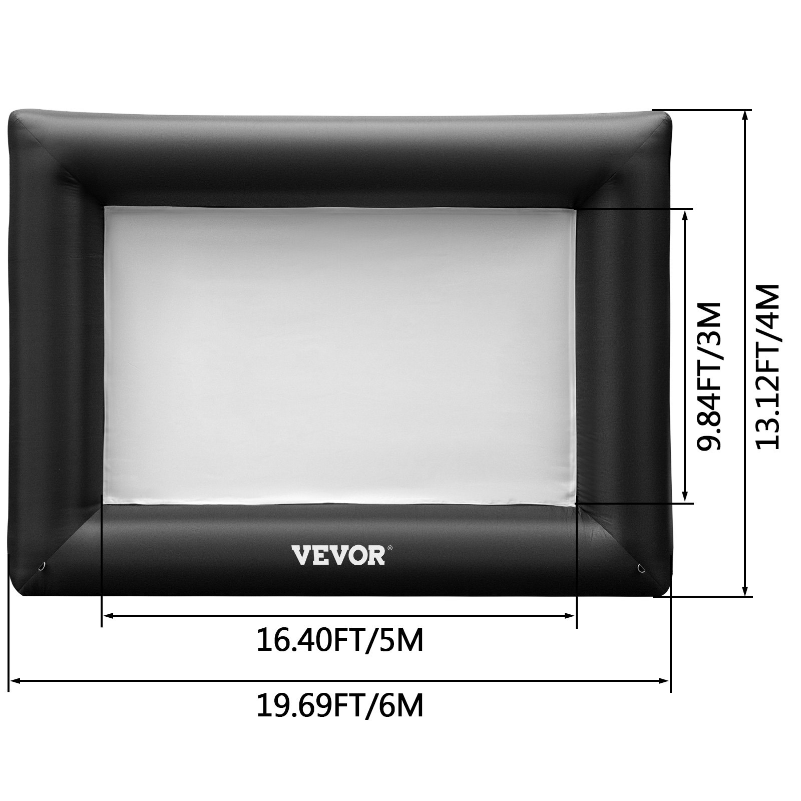 Pantalla de cine inflable de 24 pies | VEVOR