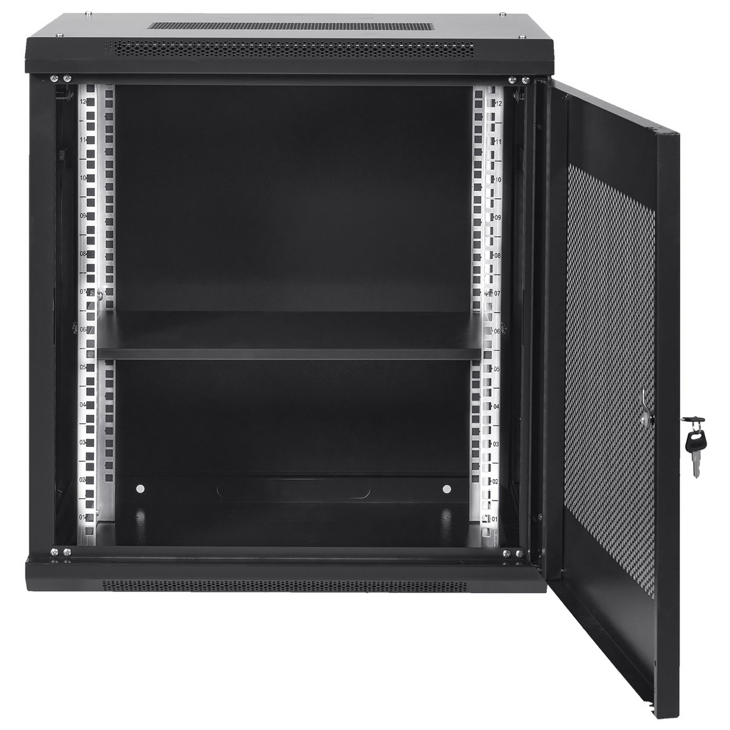 Gabinete para servidor de 12U para montaje en pared | VEVOR