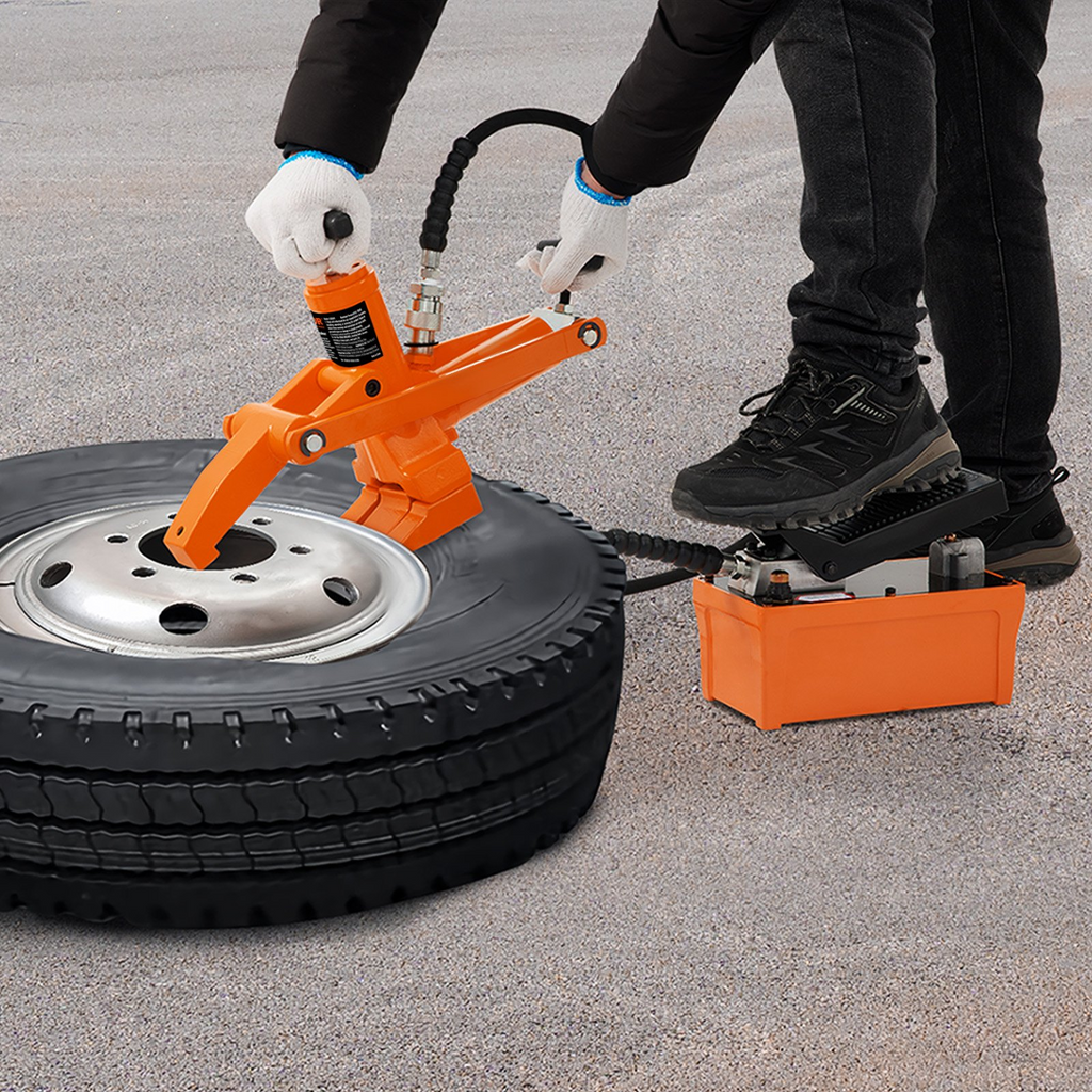 Destalonador hidráulico de 1000 PSI con bomba de pie | VEVOR