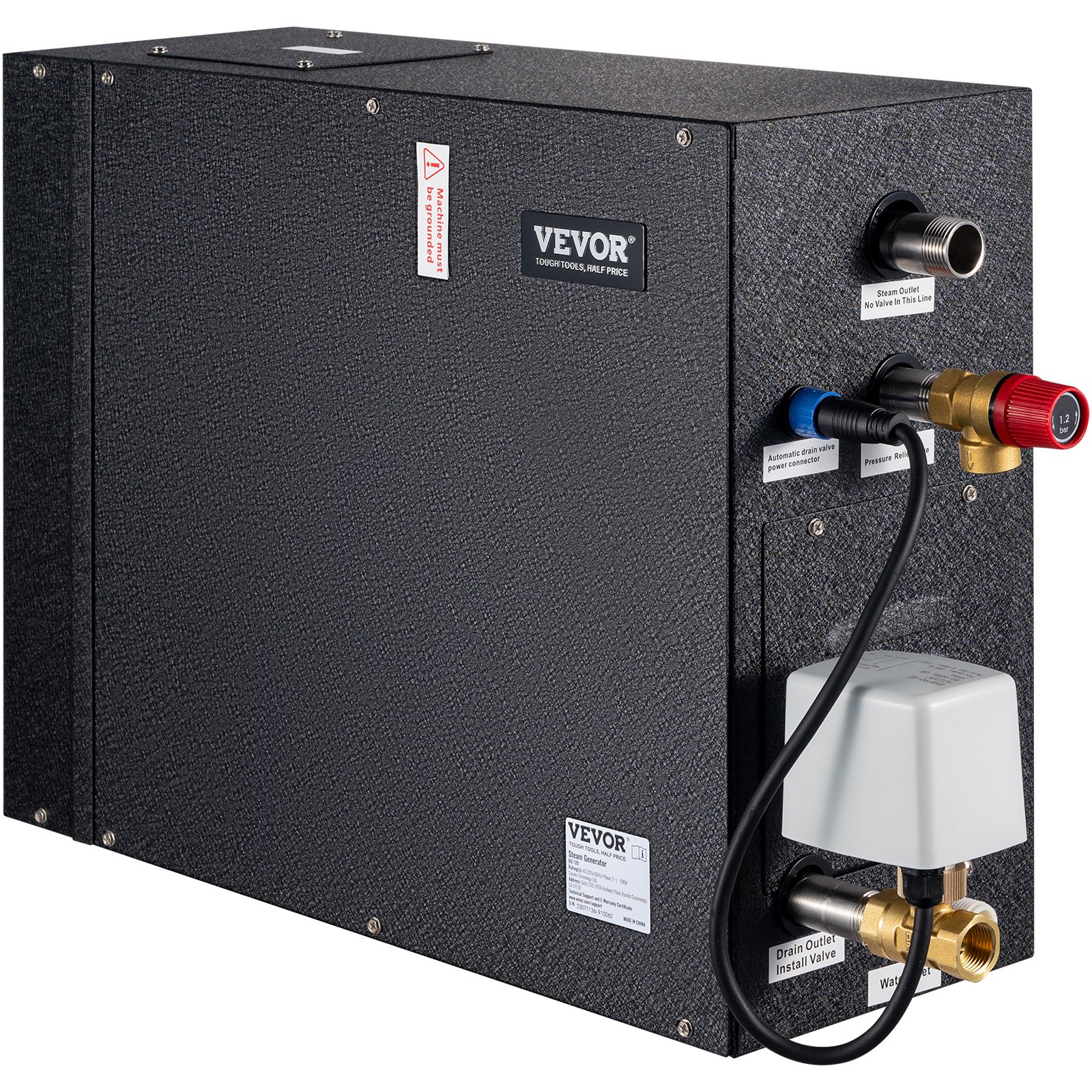 Generador de vapor para ducha de 12 kW | VEVOR