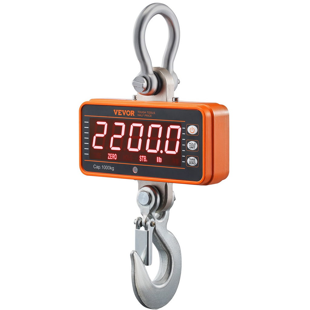 Balanza digital para grúa, 1000 kg (2200 lbs) ZXDCZX200G | VEVOR