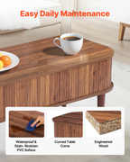 Mesa de centro de 99, 4 cm con tapa elevable | VEVOR