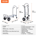 Carretilla de mano de aluminio | VEVOR