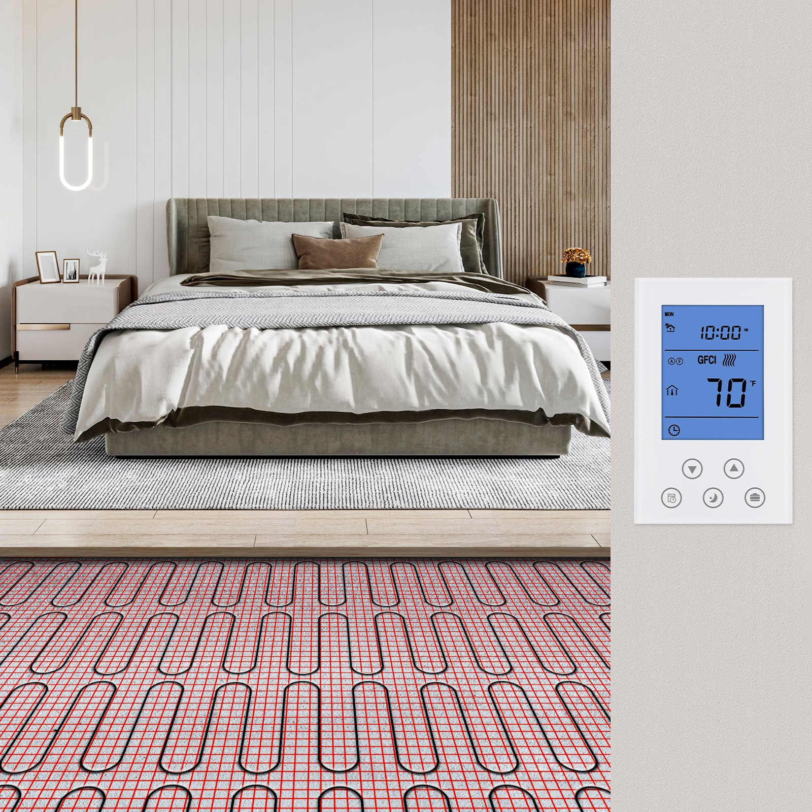 Alfombrilla calefactora para suelos | VEVOR