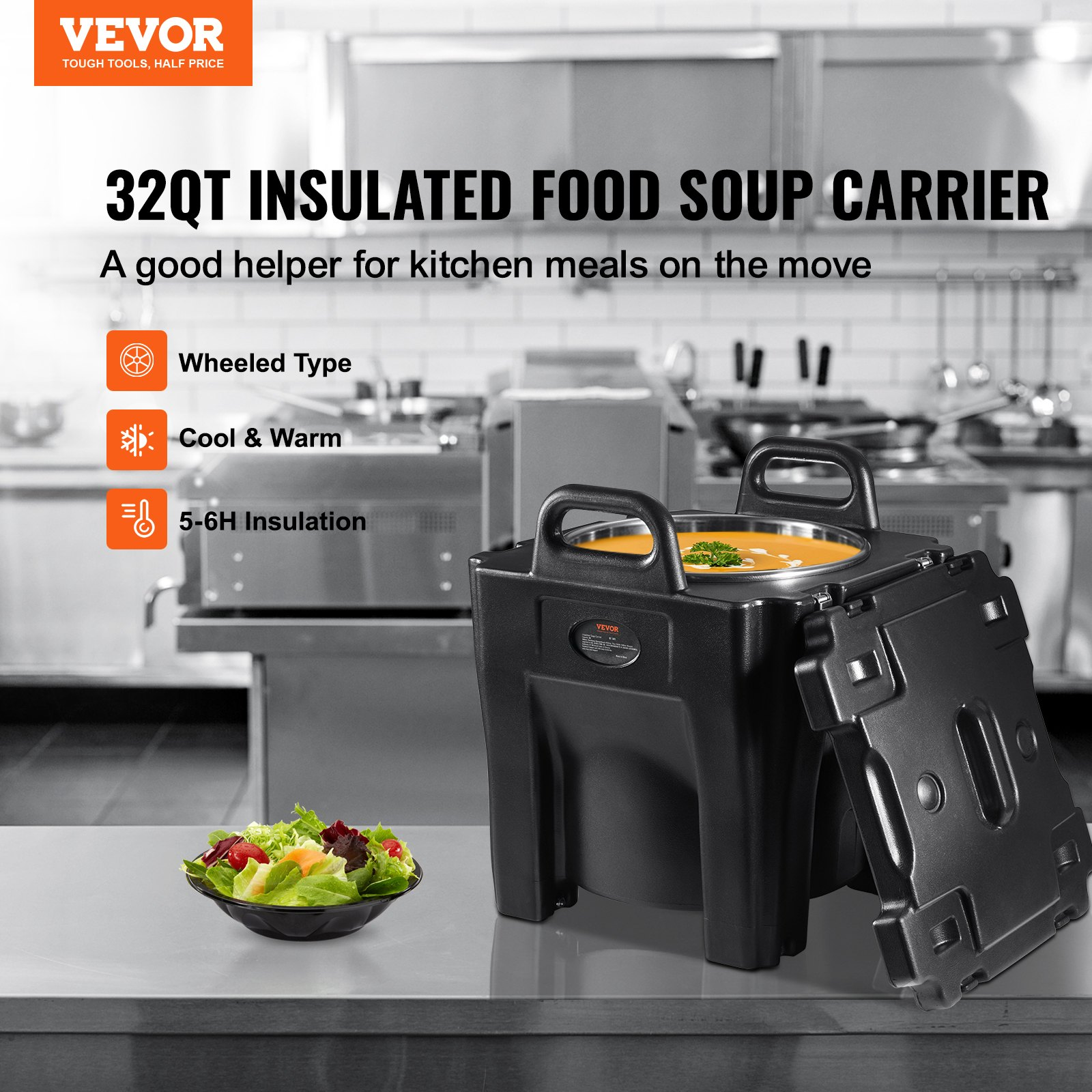 Transportador de alimentos isotérmico | VEVOR
